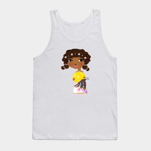 Girl with Hermit Crab/Vivie & Vesper Tank Top